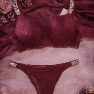 Love Secret Taş Detaylı Push-Up Sütyen Takım