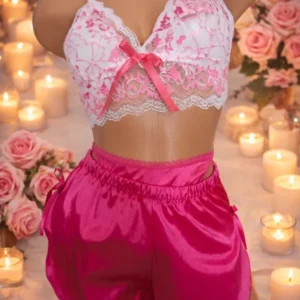 Love Secret 3 lü Saten Takım